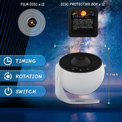 Galaxy Projector Star Planetarium Projector  Projector  Of Film Meet Fantasy of Starry Sky Extreme Romantic For Bedroom ﻿