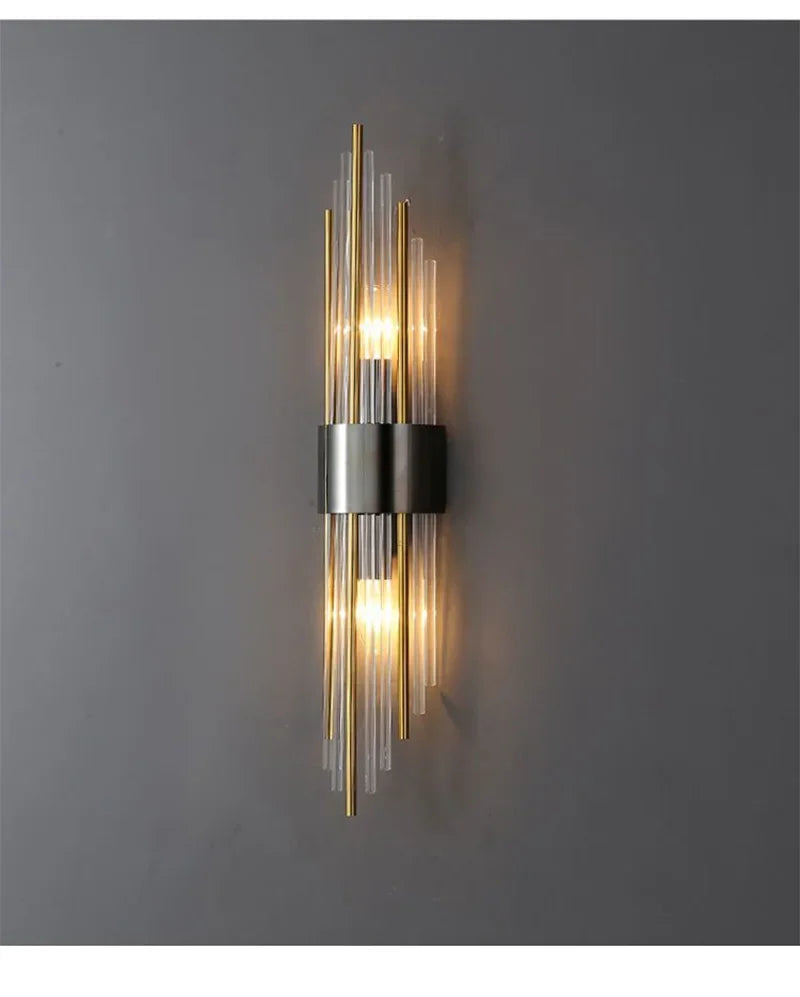 Retro LED Luxury Wall Light Modern Gold