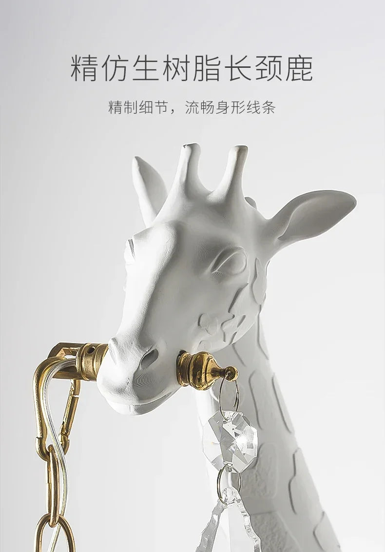 Nordic Designer Resin Giraffe LED