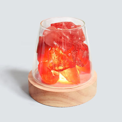 D2 Natural Himalayan Salt Table Lamp