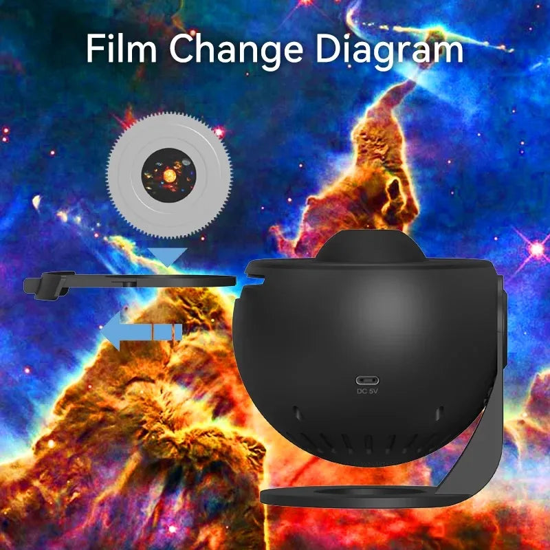 Galaxy Projector Star Planetarium Projector  Projector  Of Film Meet Fantasy of Starry Sky Extreme Romantic For Bedroom ﻿