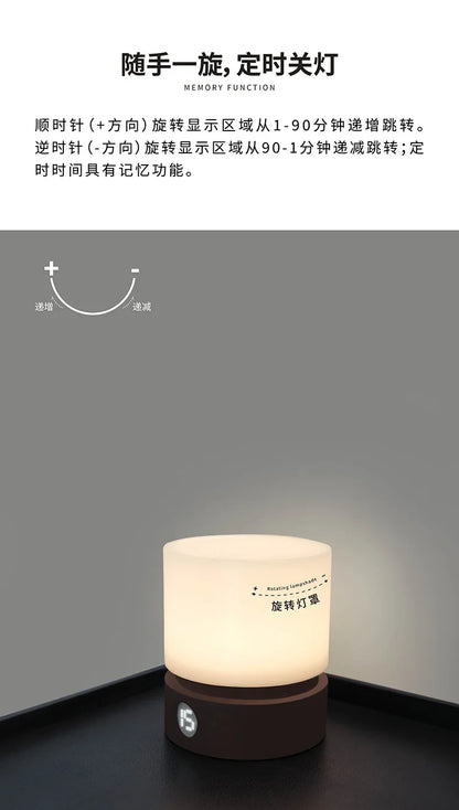 Xiaomi HBK Cylindrical Lamp USB Night Lamp Bedside Desktop LED Desk Lamp Promise Touch LED Breathing Atmosphere Lamp