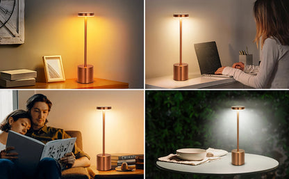 LED Desk Lamp Usb Rechargeable Table Lamp Bar Restaurant Ambiance Wireless Touch Lamps Waterproof Led Lights For Hotel Bedroom