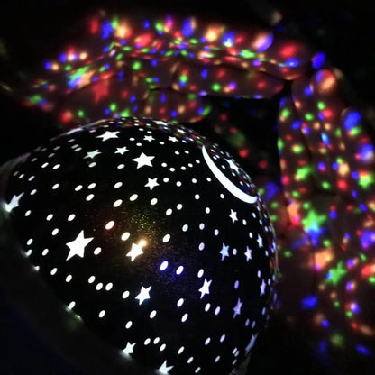 Starry Projector Night Light Rotating Sky Moon Lamp Galaxy Lamps Home Bedroom DecorationStarlight Christmas Lights for Kids Gift