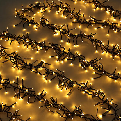 1000/1500LED EU Plug Christmas Firecrackers String Lights Outdoor Waterproof Garden Fairy Lights for Party Wedding Garland Decor