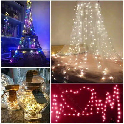 3m/5m USB/Battery Power Led Fairy Lights 10m/20m Garland String Light for Wedding Party Garden Christmas Tree Decoration