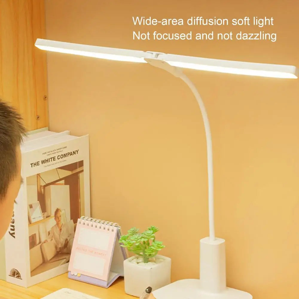 Reading Book Light LED Table Lamp Stepless Dimmable Light For Bedroom Study Room Nightstand 3 Color Temperature Eye-Caring Lamps