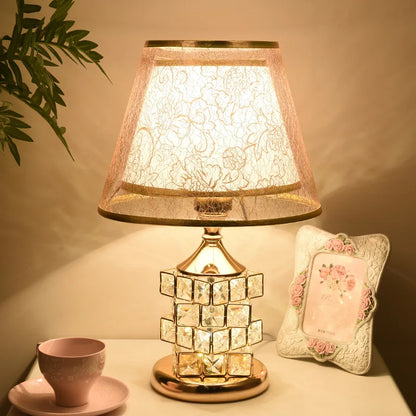 Crystal Table Lamp Diamond Table Lamp Decoration Desk Lamps  Classic Bedroom Bedside Bar Rubik's Cube European Style  Luxury