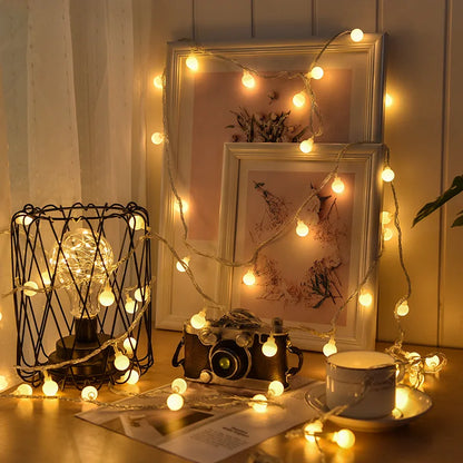 3m/6m/10m/12m Led Fairy Lights USB/Battery Power Garland Christmas/New Year Festoon LED Lights String For Home Decoration