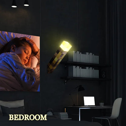 Brownstone Flashlight LED Night Light Bedroom Decorative Light Color Changing Bottle Weapon USB Charging with Buckle Kids Gift