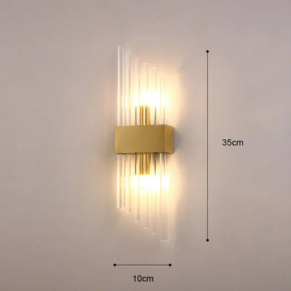 Retro LED Luxury Wall Light Modern Gold