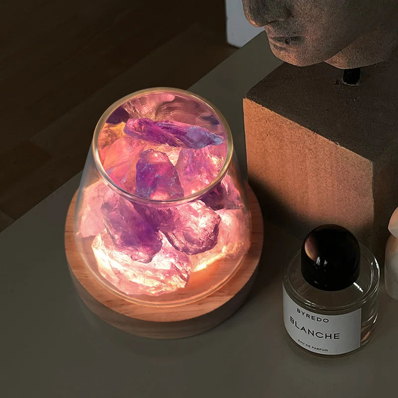 D2 Natural Himalayan Salt Table Lamp