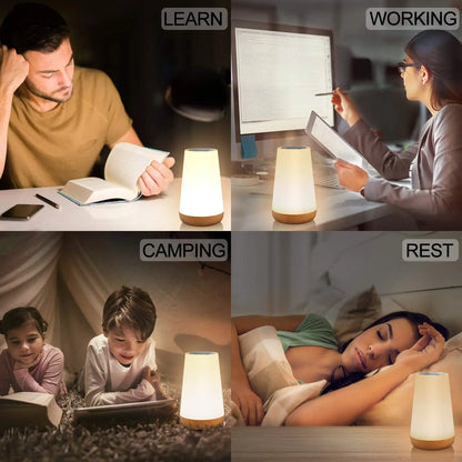 Touch Bedside Light, Bedroom Night Light/remote Control Desk Light, Dimmable, 13 Color Color Changing Small Night Light