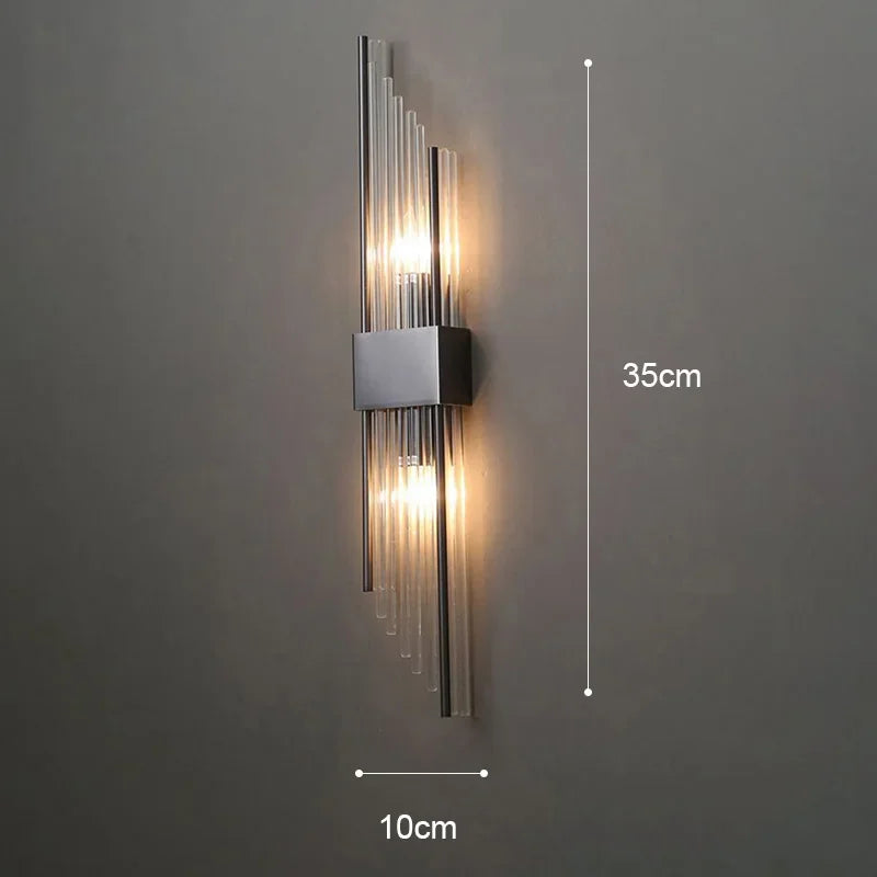 Retro LED Luxury Wall Light Modern Gold