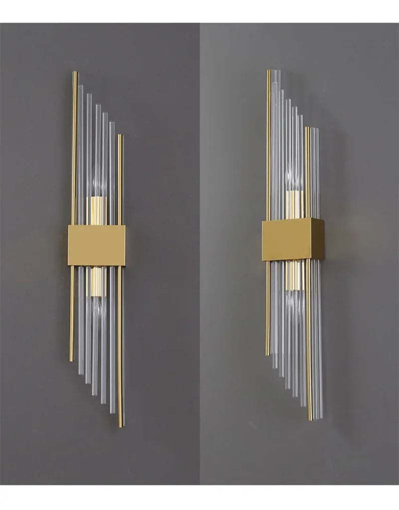 Retro LED Luxury Wall Light Modern Gold