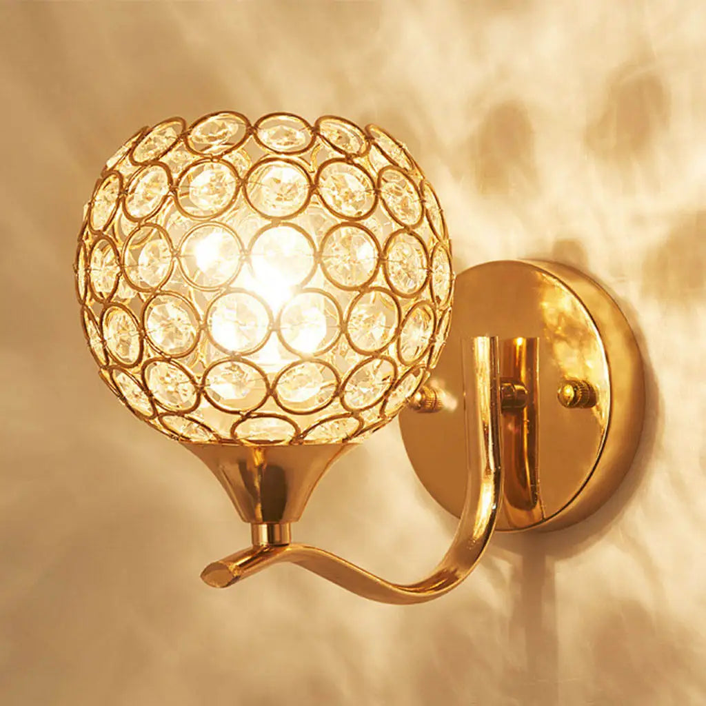 E27 Wall Sconce Crystal Wall Light