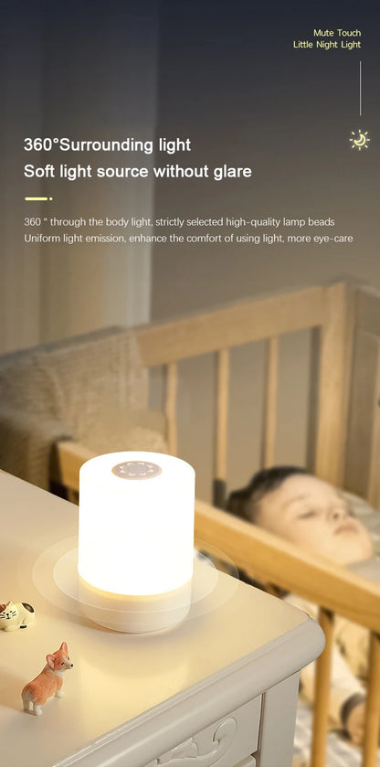 Bedside Led Night Lights Dimmable Charging Desktop Night Lamps Bedroom Bedside Lighting Decoration Touch Reading Led Table Lamps