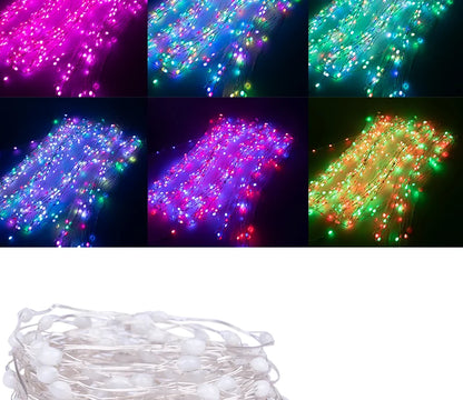 Copper Wire LED Pixel String DC5V 12mA 3pin 50mm/100mm Pitch SK6812 Christmas Lights for Bedroom WS2812B RGBIC Full Color