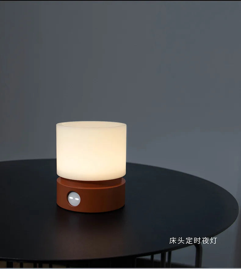 Xiaomi HBK Cylindrical Lamp USB Night Lamp Bedside Desktop LED Desk Lamp Promise Touch LED Breathing Atmosphere Lamp