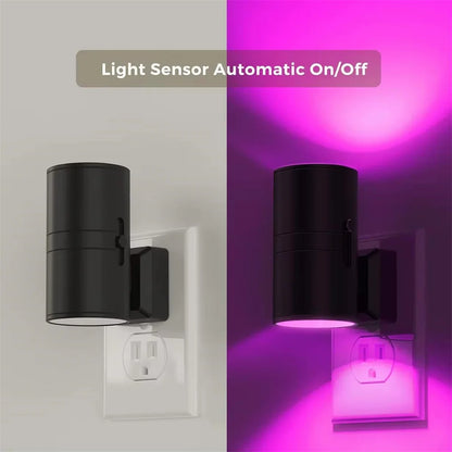 LED Night Light Plug in Modern NightLights EU/US Plug into Wall Dusk to Dawn Sensor Adjustable Brightness Dimmable for Bedroom