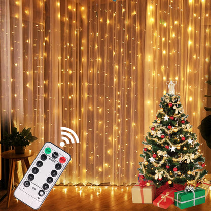 USB Festoon String Light Fairy Garland Curtain Light Christmas Light Christmas Decor For Home Ramadan Decorative New Year Lamp